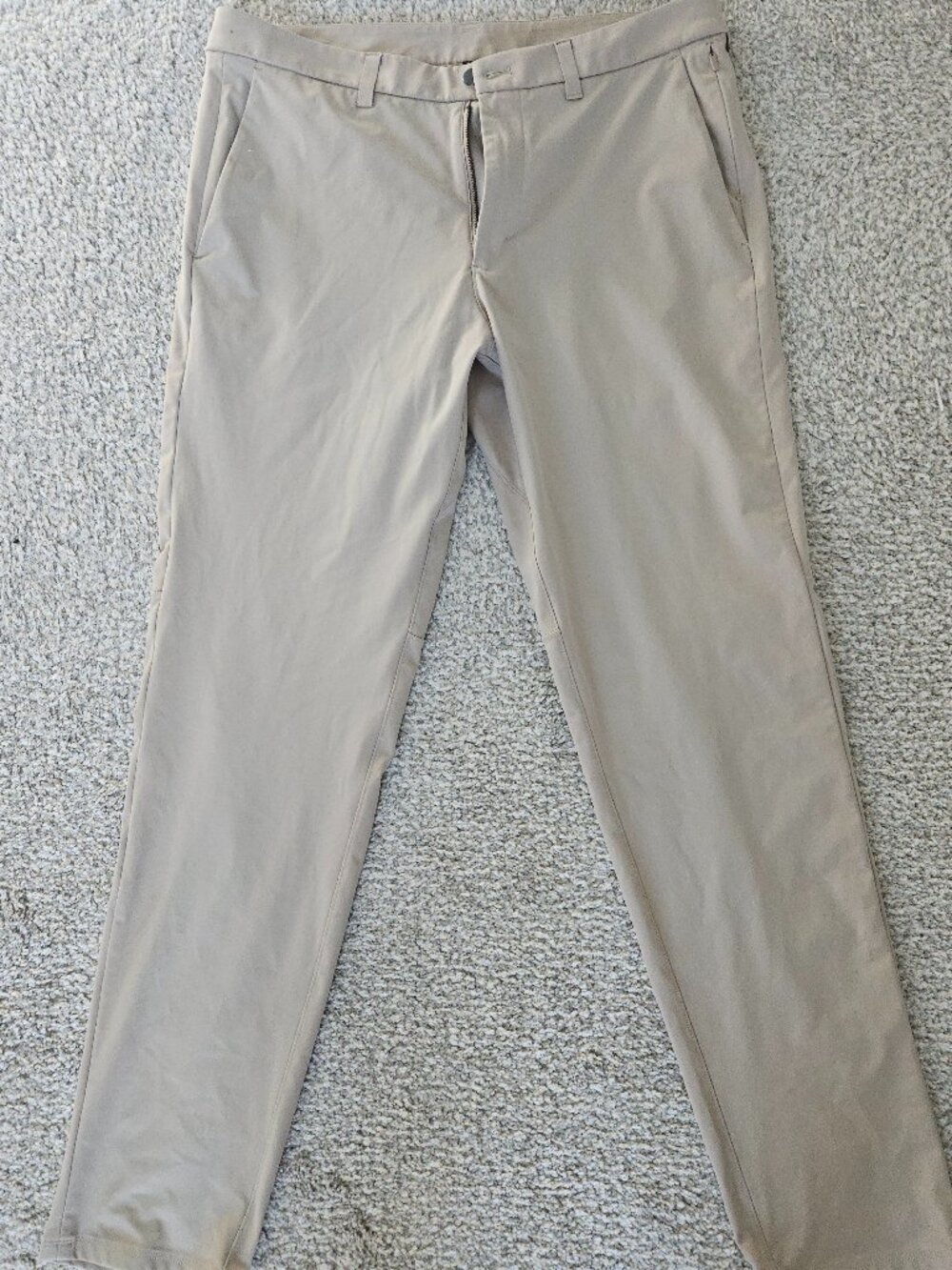 Lululemon Commission Slim Fit Warpstreme Pants in Beige, Men’s 36x32